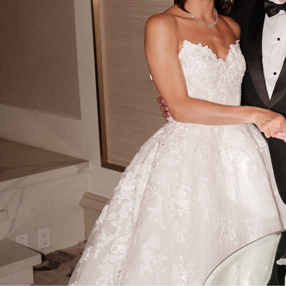 Monique Lhuillier Custom Gianna Wedding Dress-Worn Once, Professionally Cleaned - Picture 11 of 16
